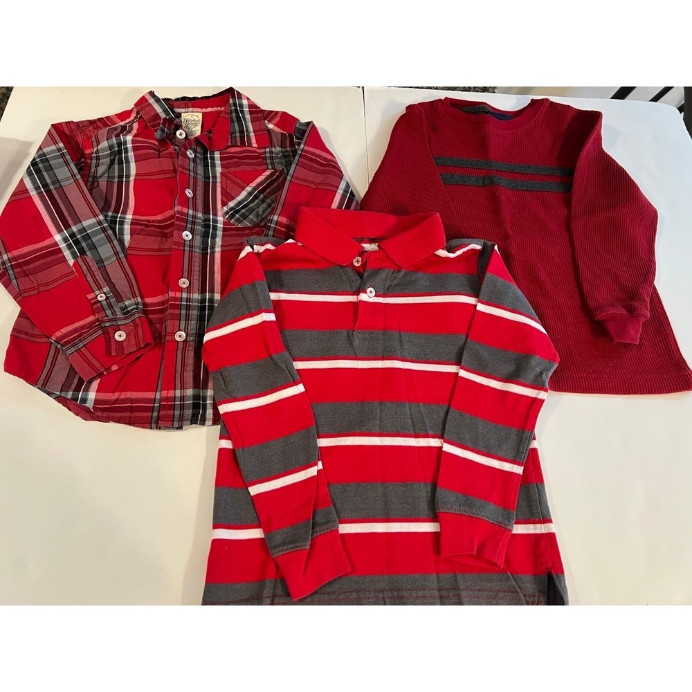 Boys 4/5-xs Faded Glory shirts (2449)